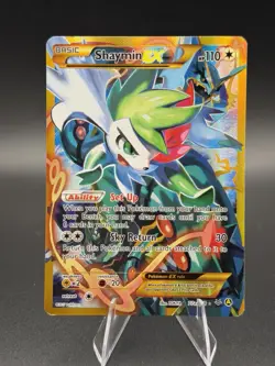 2017 Pokemon XY Premium Trainers Collection Shaymin EX 77a/108 EX-LP - Image 1