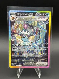 Vaporeon ex 149/131 Special Illustration Rare Prismatic Evolutions English NM - Image 1