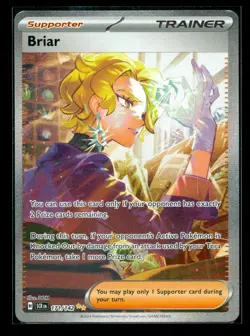 Pokemon Briar Trainer Full Art TCG Illustration Rare Stellar Crown 171/142 NM - Image 1