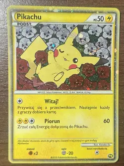 Pikachu PW Holo Pokemon 2010 World Collection Promo - Polish (US back) - Image 1