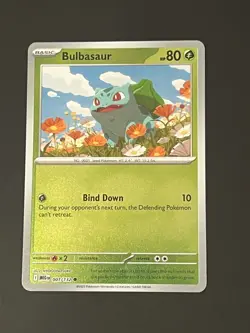 Bulbasaur 001/132 Reverse Holo Common Mega Evolution Pokemon TCG - Image 1