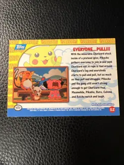 # Pokemon TCG Everyone...Pull!!! Pokemon Topps Pikachu's Vacation 52 Vintage NM - Image 2