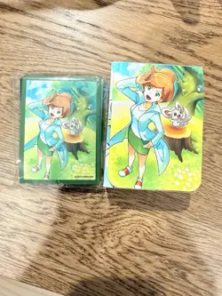 Pokemon Professor Juniper Deck Box With 65 Juniper Standard Size Sleeves - Image 1