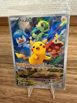 Pikachu 027 Promo Scarlet & Violet Pokemon Near Mint SEALED - Image 1