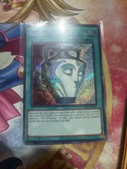 Pot of Duality RA02-EN057 Secret Rare Yugioh Card NM - Image 1