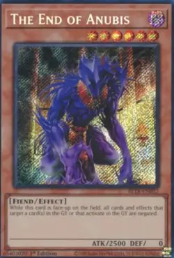 1X LP The End of Anubis - BLTR-EN052 - Secret Rare 1st Edition - Image 1