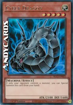 CYBER DRAGON • (Cyber Drago) • Ultra R Argento • BLC1 EN021 • 1Ed • Yugioh! - Image 1