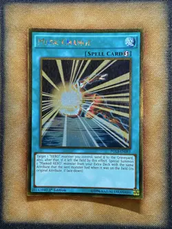 Yugioh Mask Change PGL3-EN083 Gold Rare 1st Ed LP - Image 1