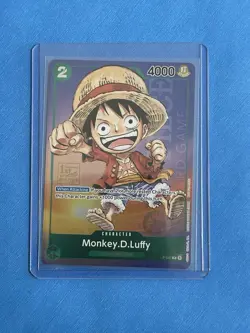 Monkey D. Luffy P-037 One Piece 1st Anniversary Tournament Promo Holo NM - Image 1