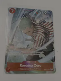One Piece TCG English OP14-015 Roronoa Zoro Alt Art - Image 1