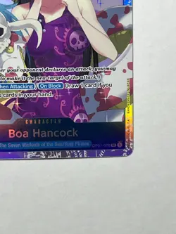 Boa Hancock OP01-078 One Piece TCG English SR Super Rare Foil - Image 5