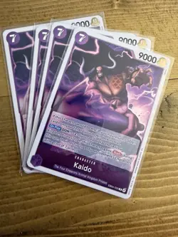 One Piece TCG EB04-030 Kaido X4 Playset Card Game CCG English - Image 1
