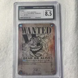 One Piece CCG Buggy OP09-051 Emperors in New World SP Ver. Rare CGC 8.5 JP - Image 1