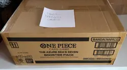 ONE PIECE OP14 CASE THE AZURE SEA'S SEVEN SEALED CASE 12 BOOSTER BOX ENG ENGLISH - Image 2
