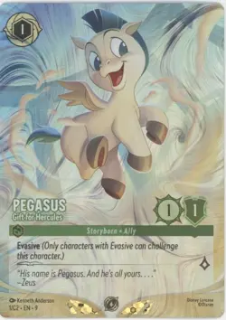 Pegasus Gift for Hercules Disney Lorcana Foil Promo 1/C2 - Image 1