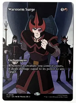 Warstorm Surge - MTG ATLA Eternal (TLE 038) - Borderless Non-Foil - Image 1