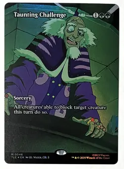 Taunting Challenge - MTG ATLA Eternal (TLE 046) - Borderless FOIL - Image 2