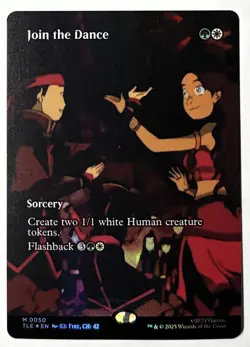 Join the Dance - MTG ATLA Eternal (TLE 050) - Borderless FOIL - Image 1