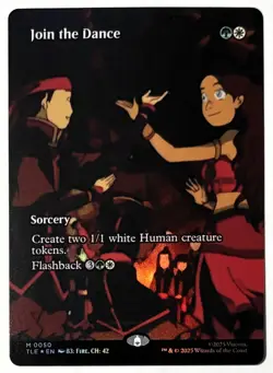 Join the Dance - MTG ATLA Eternal (TLE 050) - Borderless FOIL - Image 2