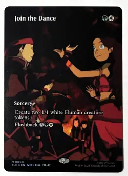 Join the Dance - MTG ATLA Eternal (TLE 050) - Borderless FOIL - Image 3