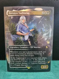 Estinien Varlineau (Borderless) (Chocobo Track Foil) Commander: Final Fantasy - Image 1