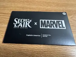 Secret Lair - Marvel's Captain America - Rainbow Foil Edition (Sealed) MTG - Image 1