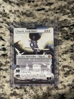 Elspeth, Storm Slayer (Borderless) Tarkir: Dragonstorm Non-Foil - Image 1