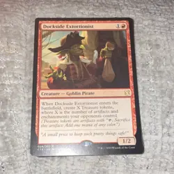 Magic: The Gathering Dockside Extortionist Creature Commander 2019 Rare Red - Image 1