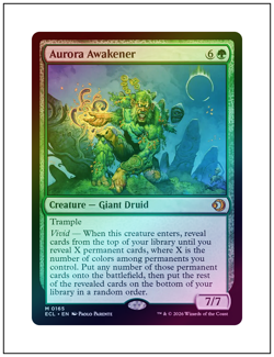 1x Aurora Awakener, Foil, Lorwyn Eclipsed, Magic the Gathering MTG NM - Image 1