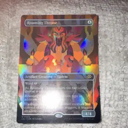 Magic: The Gathering Roaming Throne Artifact Creature Ixalan Rare Foil - Image 1