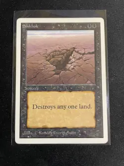 Mtg X1 Sinkhole Unlimited Magic The Gathering - Image 1