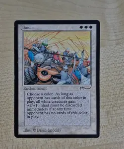 MTG Jihadd Arabian Nights LP Magic the Gathering - Image 1