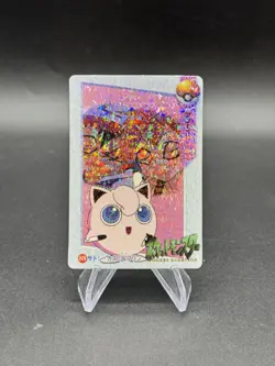 Ash Jigglypuff Holo Pokemon Vintage Pocket Monsters Vending Prism Sticker 88 - Image 1
