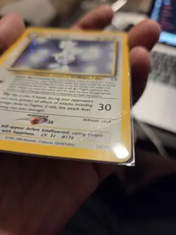 Pokemon TCG Togetic 16/111 Neo Genesis Unlimited SWIRL Holo Rare Card - Image 2