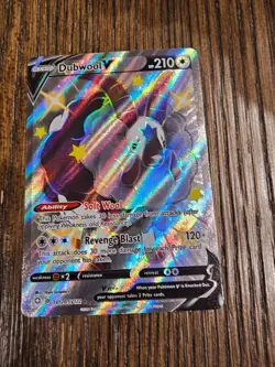 Pokemon TCG Pokemon Dubwool V Shiny Holo Rare Holo - Image 1