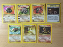 Pokemon Karten Sammlung | Pokemon Karten ~ Fossil Set - Vintage (28x) - Image 2