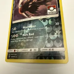 Darkrai - 87/147 - League Promo Pokemon Sun & Moon Burning Shadows MP - Image 4