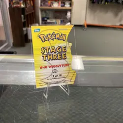 Topps Pokemon Johto League Champions 12 of 18 Wigglytuff #40 die cut - Image 2