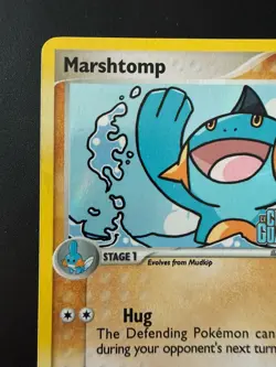 Pokemon TCG Crystal Guardians Marshtomp 38/100 Stamped Reverse Holo Near Mint - Image 4