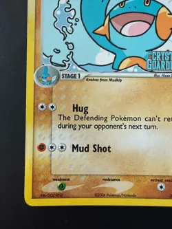 Pokemon TCG Crystal Guardians Marshtomp 38/100 Stamped Reverse Holo Near Mint - Image 5