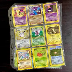 Pokemon Collection Mixed 🔥 Lot of Cards w/ Binder Pages - Image 1