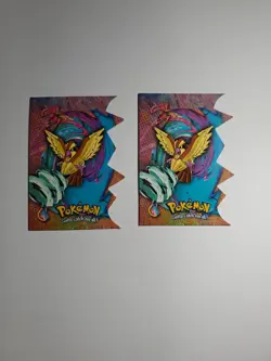 TV Animation Series 3 Lot Of 2 Die Cut Cards Topps Pokemon #16 Pidgey X2 - Image 1