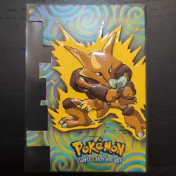 Pokemon Topps Series 2 Die Cut #65 Alakazam EV9 - Image 1