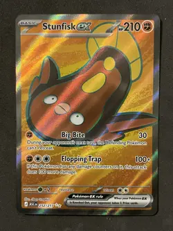 Stunfisk ex Full Art Ultra Rare 252/217 Pokemon Ascended Heroes English NM - Image 1