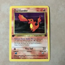 1999-2000 Pokemon TCG Charmander 1st Edition Team Rocket - Image 1