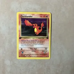 1999-2000 Pokemon TCG Charmander 1st Edition Team Rocket - Image 5