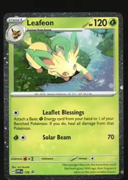 Pokemon Leafeon SV: Scarlet & Violet Promo Cards #170 NM - Image 1