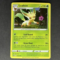 Pokemon Leafeon Sword & Shield Promo #SWSH191 - Image 1