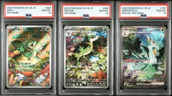 PSA 10 Pokemon Card Snivy Servine AR Serperior SAR set 167/086 sv11B Japanese - Image 1