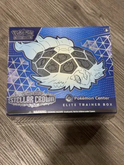 Pokemon Center Exclusive Stellar Crown Elite Trainer Box ETB With Protector! - Image 2